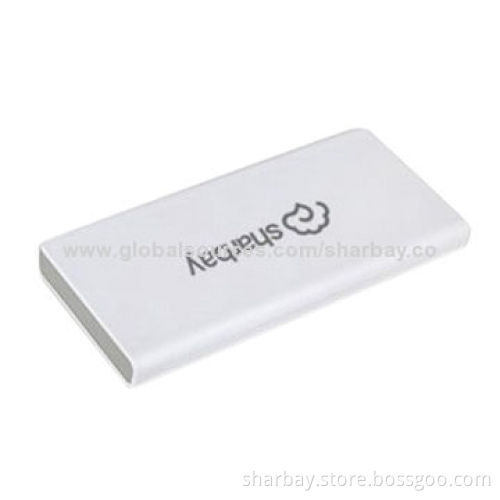 1,0000mAh power banks for tablet PC, phones, with lithium polymer battery, FCC, RoHS & CE marks
